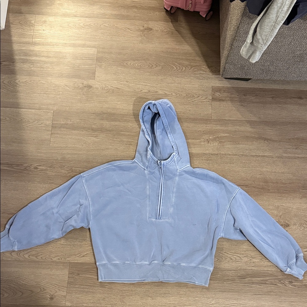 Abercrombie & Fitch Women's Sunday Half-zip Pullover Hoodie